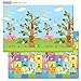 Baby Care Play Mat (Large, Playful - Birds on The Tree) 82'' x 55'' Original One-Piece Reversible Rollable Waterproof Play Mat for Infants, Babies, Toddler, and Kids