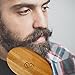 Beard Brush for Men - Handmade with Genuine Boar Bristles & All Natural Bamboo Wood - Reduces Itch, Conditions Hair & Adds Shine - Travel Gift Box - Facial Beards Mustache & Scalp Grooming Care