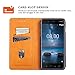 Nokia 8 Case,YEEGG Wallet Case for Nokia 8,PU Leather Flip Wallet Cover for Nokia 8 - (Brown)