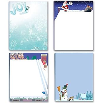 Holiday Notepads - 4 Funny Christmas Notepads