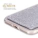 ESEEKGO Case Compatible iPhone 7 Plus, ESEEKGO Floating Liquid Case Compatible with iPhone 7 Plus Soft Cover TPU Bumper Bling Bling Case (Silver)