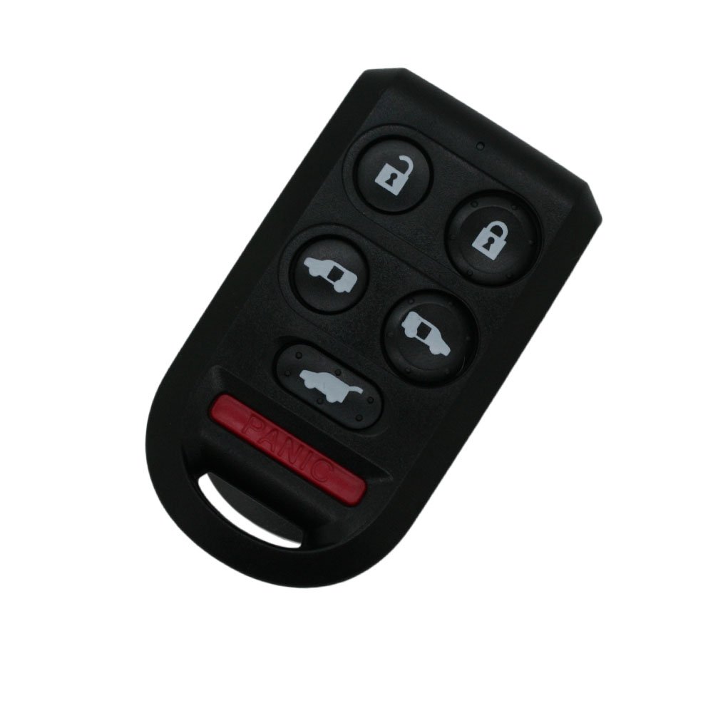 BROVACS Replacement Key Shell Compatible with HONDA Odyssey Keyless Entry Remote Key Case Fob 5 Buttons + Panic 6 BTN PG216B