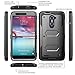 ZTE ZMAX PRO Case,SOPKASE [Built-in Screen Protector] Heavy Dual Layer Full-Body Rugged Protection Locking Belt Swivel Clip Holster with Kickstand For ZTE ZMAX PRO (2016 Release) / ZTE Carry, Black