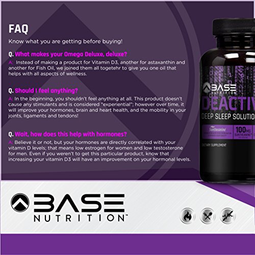 image for BASE Nutrition LLC BASE DEACTIVATE: Magnesium & Melatonin Natural Slee