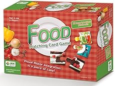 Food - Matching Card Game._. Educational Game that Promotes Cognitive & Fine Motor Skills and Helps Stimulate Conversation about Nutrition