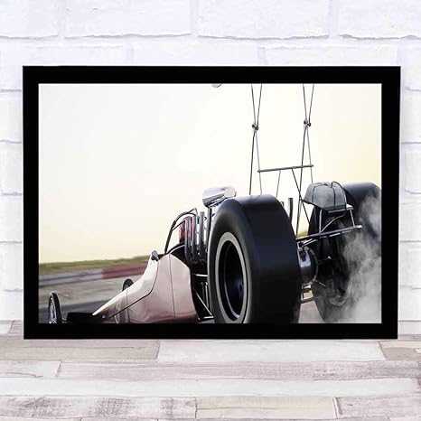 Amazon Co Jp クラフト装飾壁画車ドラッグスターレーシングダウンザトラックバーンアウトコンペティションスピードスポーツテクノロジーモダンな装飾壁の装飾 ホーム キッチン