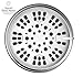 HeadMaster® Best High Pressure Luxury Rainfall Massage Fixed Shower head with 6 Spray Settings, Adjustable Swivel Joint and Teflon Tape, Polished Chrome Finish