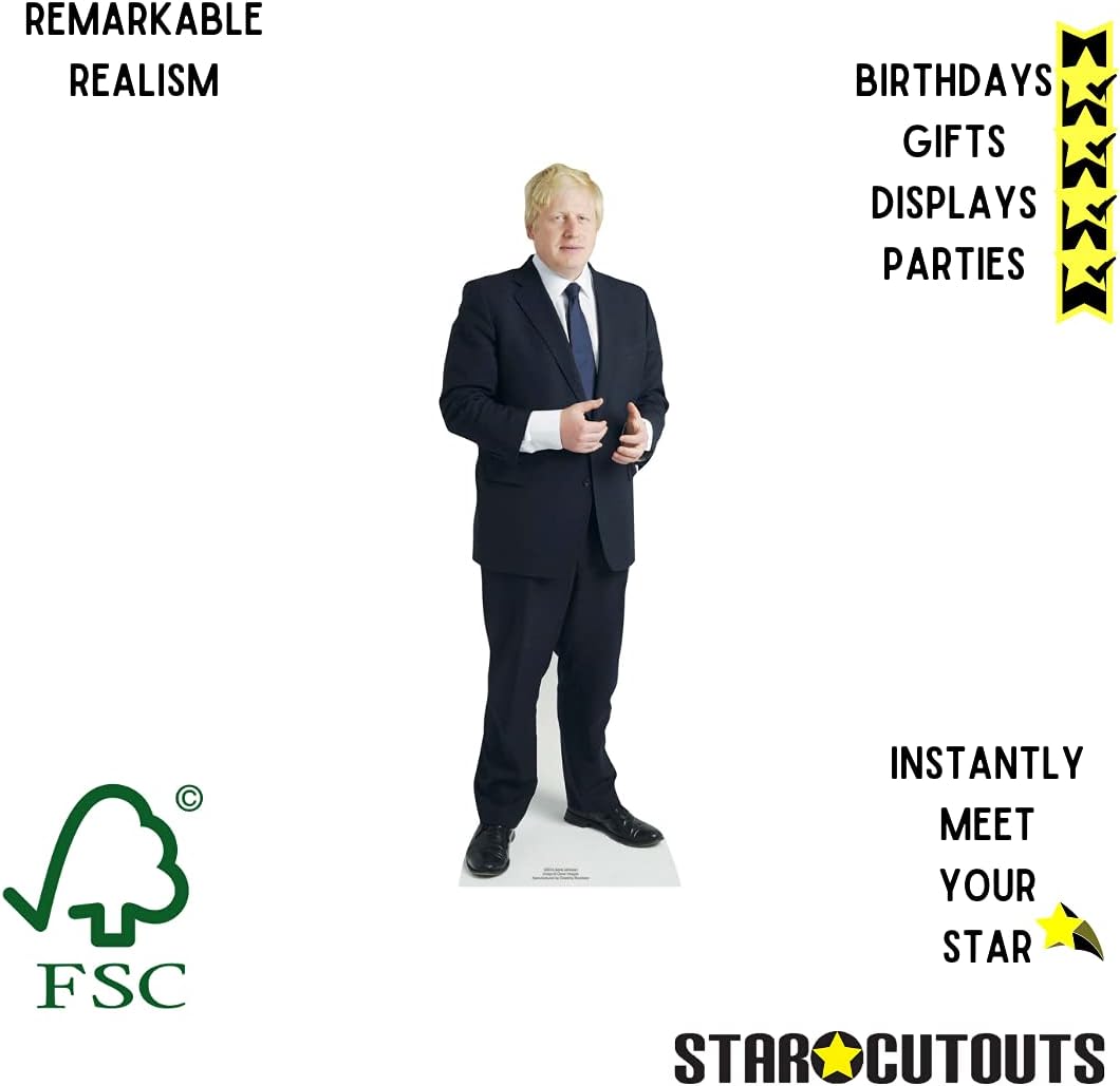 STAR CUTOUTS Ltd CS916 Boris Johnson (Star Mini Celebrity Cardboard Cutout), Multicolor, Solid, Multicolour, Regular - Image 3