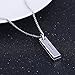 For Flex 2 Bands ,VEAQEE Jewely Necklace Stainless Steel Accessory Metal Pendant for Flex 2 Tracker (silvery)