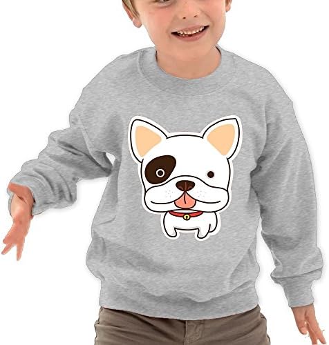 Diosehuts Children's Large Dog Head Pattern Kids Comfortable Hooded Hoodies Sweatshirt