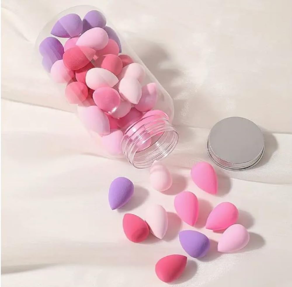 Beauty Blenders Makeup Sponges in a Jar- Mini Makeup Sponges- 40 Piece