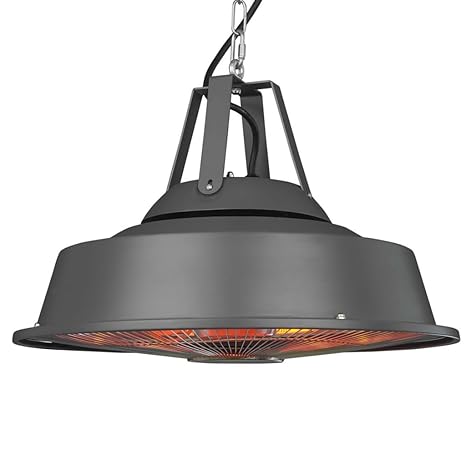 Partyzeltheizung hängend Partyheizung Zeltheizung Heizstrahler Heizpilz Eurom Sail (Grau)