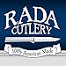 RADA Cutlery Cheese Knife, Made in USA, Black Handle