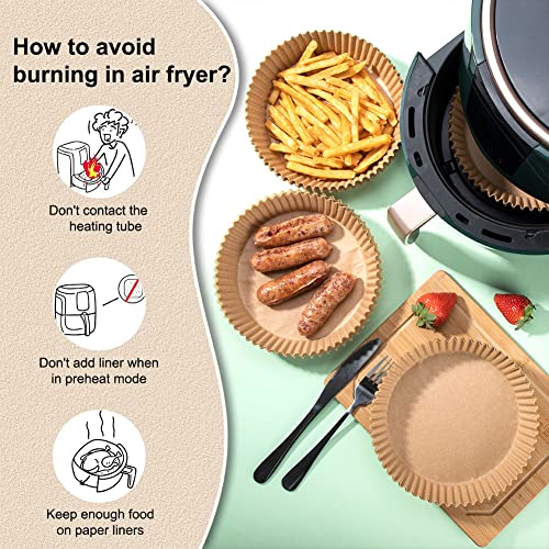 GiFBERA Air Fryer Disposable Paper Liner Superior 6.3Inch Air Fryer