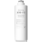 Waterdrop X16-F3 Filter, Replacement for All X16 1600 GPD Series RO System | 24-Month Lifetime, Reduce PFAS, Long Filter Lifespan, Enhanced Filtration
