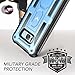 Galaxy S8+ Plus Case, YOUMAKER Heavy Duty Protection Kickstand Clip Holster Shockproof Case Cover for Samsung Galaxy S8 + Plus (2017 Release) 6.2 inch Without Built-in Screen Protector (Blue/Black)
