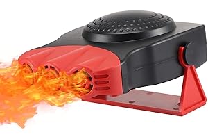 LEAFLAI Car Heater,12V 150W with Heating and Cooling 2 in 1 Modes Heating/Cooling Automobile Heater Demister Vehicle Heater Fan Suitable for All Car,Gifts