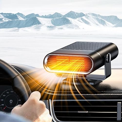 cigarette lighter windshield defroster Car Heater for Vehicle,12V 200W Portable Car Heater that Plugs into Lighter,Defroster for Car Windshield,2 in 1 Heating & Cooling Fans,Defrost Defogger,Car Plug in Space Heaters for Car : Automotive Upgrade your driving experience with this 12V 200W car heater fan Windshield Defroster Best Cigarette Lighter