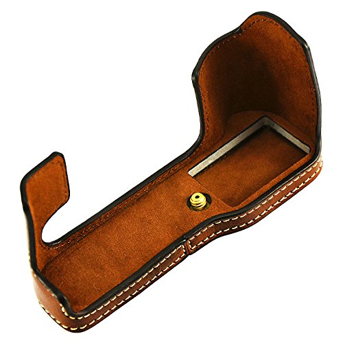 First2savvv XJPT-XT10-D10 Gehäusehälfte präzise Passform PU-Leder Kameratasche Fall Tasche Cover für Fuji Fujifilm X-T10… – Bild 4