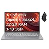 2021 Newest ASUS VivoBook 17.3″ FHD Thin and Light Laptop, Ryzen 3 3250U Processor, 20GB RAM, 1TB SSD, HD Webcam, HDMI, AMD Radeon Vega 3 Graphics, Transparent Silver, Win 10 + Oydisen Cloth