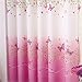 Pannow Butterfly Flowers Printed Semi-Blackout Curtains with Hooks Girls Room Curtain Panels for Bedroom Living Room Kids Room or Nursery Window Drapes - 39