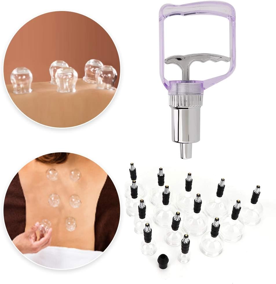 퐂퐡퐫퐢퐬퐭퐦퐚퐬 퐆퐢퐟퐭 14 Pcs Chinese Cupping Massage Therapy Set, Cupping Set