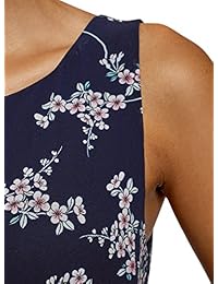 oodji Ultra Mujer Lazo Espalda Vestido en flujo de tela