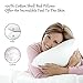 COZSINOOR Pillows for Sleeping [Queen Size 2-Pack], 100% Natural Super Plush Material Fill Premium Breathable Cotton Cover Hypoallergenic Handmade Skin-Friendly, Pillow for Stomach and Back Sleepers