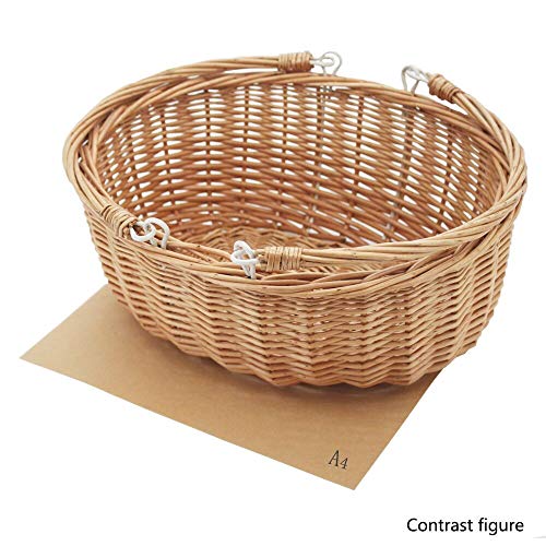 Wicker Picnic Baskets with Handles.Kingwillow. (Natural) Pricepulse