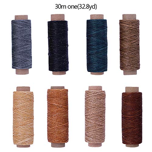 Bookbinding Tools Kits,22PCS Premium Sewing Tools for Leather,Handmade Books and Paper DIY Bookblind Set, Including Sewing Needles/Waxed Thread/Awl and So On Like Main Picture