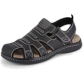 DOCKERS Searose Fisherman Mens Sandals Outdoor Comfort Memory Foam Sandals for Men