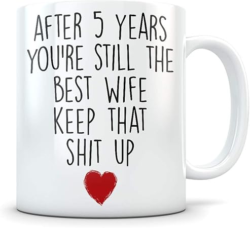 Regalo Da Donna Per 5 Anni Regalo Per 5 Anniversario 5 Anniversario 5 Anniversario 5 Anniversario Di Matrimonio 5 Anniversario Di Matrimonio 5 Anni Amazon It Casa E Cucina