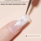 Kanorine 15ml Clear Blooming Gel Nail Polish Blossom UV Gel Polish view 4