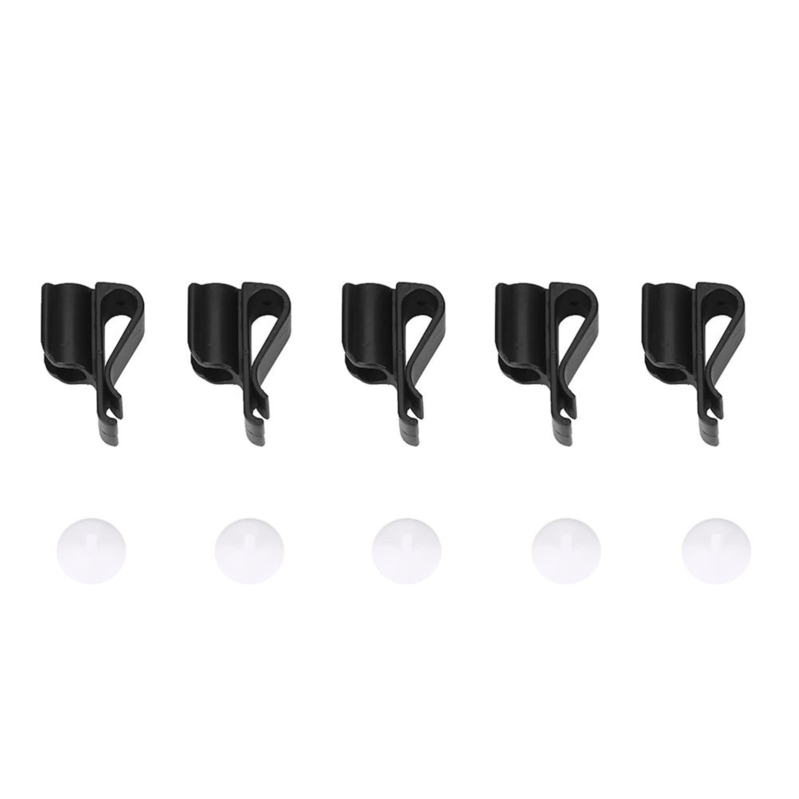 Dwawoo Golf Putter Clips, 5Pcs Golf Clubs Clamp Golf Putter Holder with Ball Markers Golf On-Course Accessories