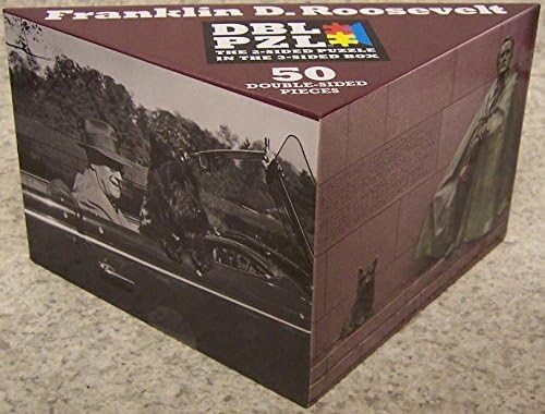 DBL PZL Franklin D Roosevelt 50-piece Double Sided Puzzle