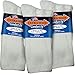 Extra Wide Comfort Fit Athletic Crew (Mid-Calf) Socks for Men and Women, For Wide Feet Pick your size, Do not size up