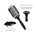 Best Boar Bristle Round Barrel Hair Brush Cristalbox, Three-type Bristles, Triple Protection, Ball Tipped Bristle, Velvet Touch, Perfect for Drying, Styling, Straightening, Curling, 2 Inch