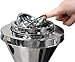Contemporary Chrome Self Cleaning Floor Stand Ashtray #A41