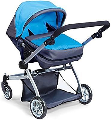 blue toy stroller