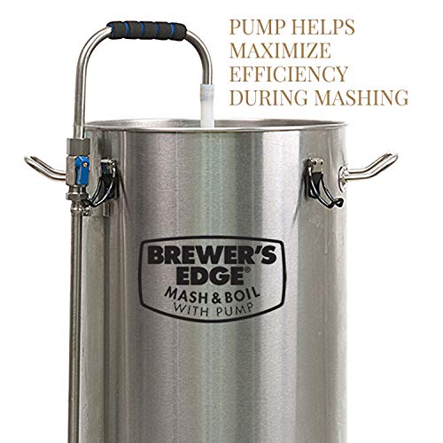 Brewer's Edge Mash and Boil with Pump | All Grain Home Brewing System 7.5 Gallon - Thumbnail 4
