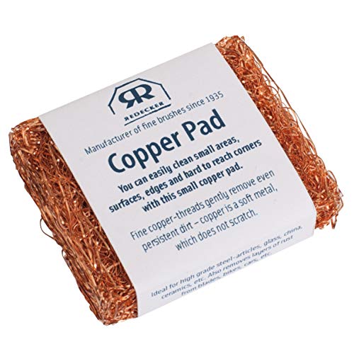 Redecker Copper Cleaning Cloth, Set of 2, Durable and NonAbrasive
