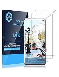 LK - Protector de pantalla para Samsung Galaxy S10 (3 unidades)