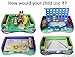 Kids Travel Tray with EXCLUSIVE Storage Containers on the Surface by TRAVEL IN SANITY. The Ideal Activity, Car Seat, Stroller, Play or Snack Tray for Toddlers. Padded Firm Surface, Sturdy Side Walls.