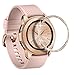 Supoix Compatible for Samsung Galaxy Watch 42mm Bezel Ring,Stainless Steel Diamond Styling Bezel Adhesive Cover Protector for Galaxy Watch Active 40mm&Gear Sport Watch Accessories-Rose Gold