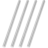 MECCANIXITY 4 Pcs Round Steel Rod 8mm Diameter HSS Lathe Bar Stock Tool 100mm Long for Shaft Gear Drill Lathes Boring Machine Turning Miniature Axle Cylindrical Pin DIY Craft Tool