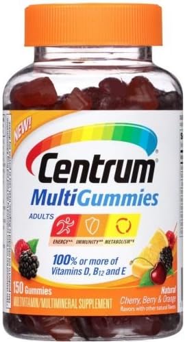 Centrum Adult Multi Vitamin Gummies, 150 count per pack -- 12 per case.