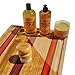 CLARK'S Complete Cutting Board Care Kit | Cutting Board Oil (16oz), Soap (12oz), Finish Wax (10oz) & Applicator | Orange & Lemon Scented