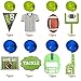 Anor Wishlife 30Ct American Football Hanging Swirl Decorations - Football Game Day Decorations,Sport Game Day Party Supplies