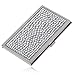 Kingbling Purely Handmade Luxury Compact Multi-Size Clear Bling Crystal Business Card Case Cute Rhinestone Travel Name ID Card Holder, 4.8 x 2.5 x 0.5 inches