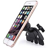 Esonstyle Universal Adjustable CD Player Slot Magnetic Mobile Phone Car Mount Holder With 360 Rotating Magnet Stand Bracket for iPhone ,iPod touch, Samsung Galaxy and other smartphone